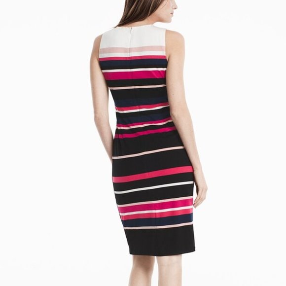 WHBM Stripe Sheath Dress - Picture 4 of 10